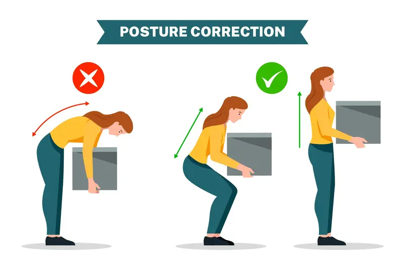 how to lift with the correct posture