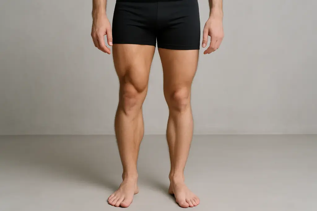 image of muscle imbalance on legs