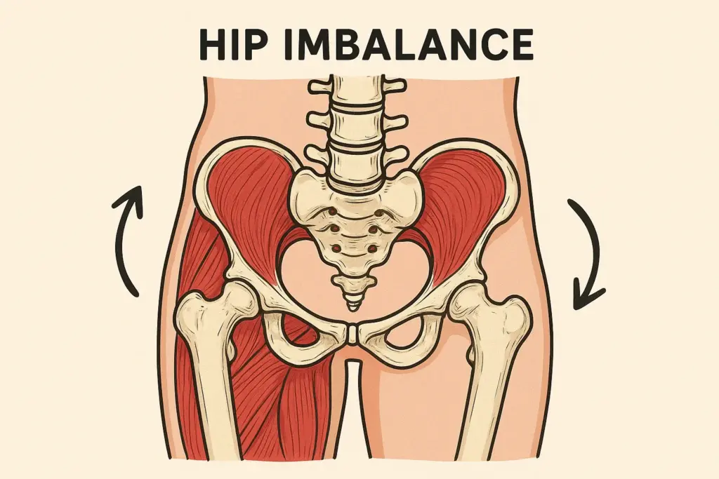 muscle imbalance on hip