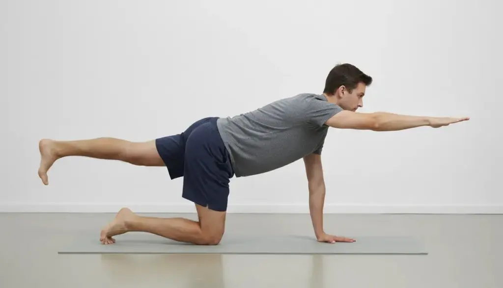 bird dog exercise for lower back pain