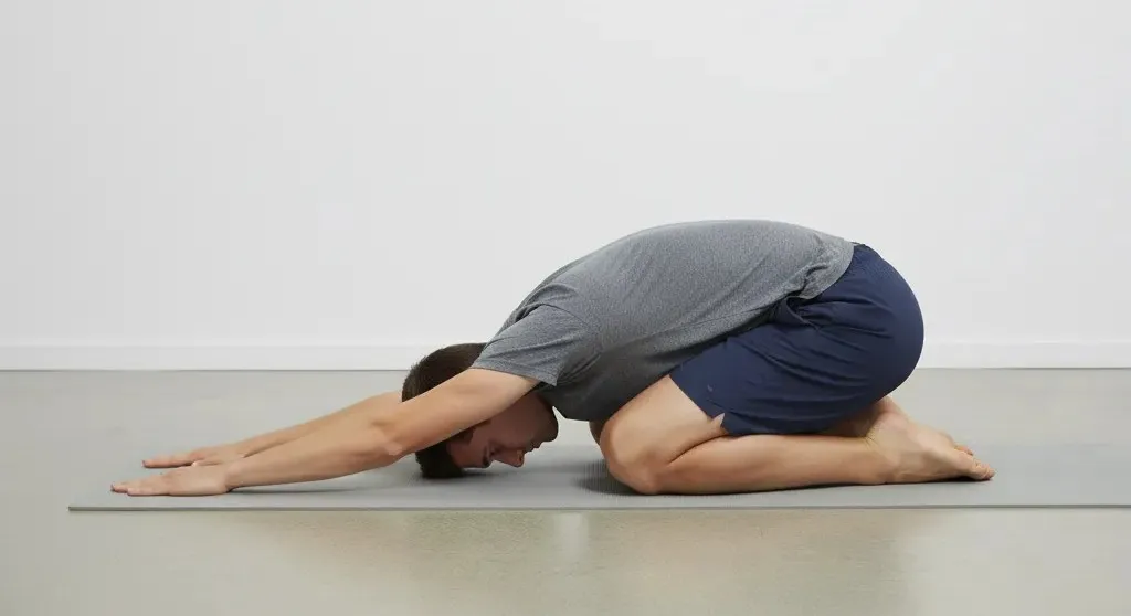 child's pose exercise for lower back pain