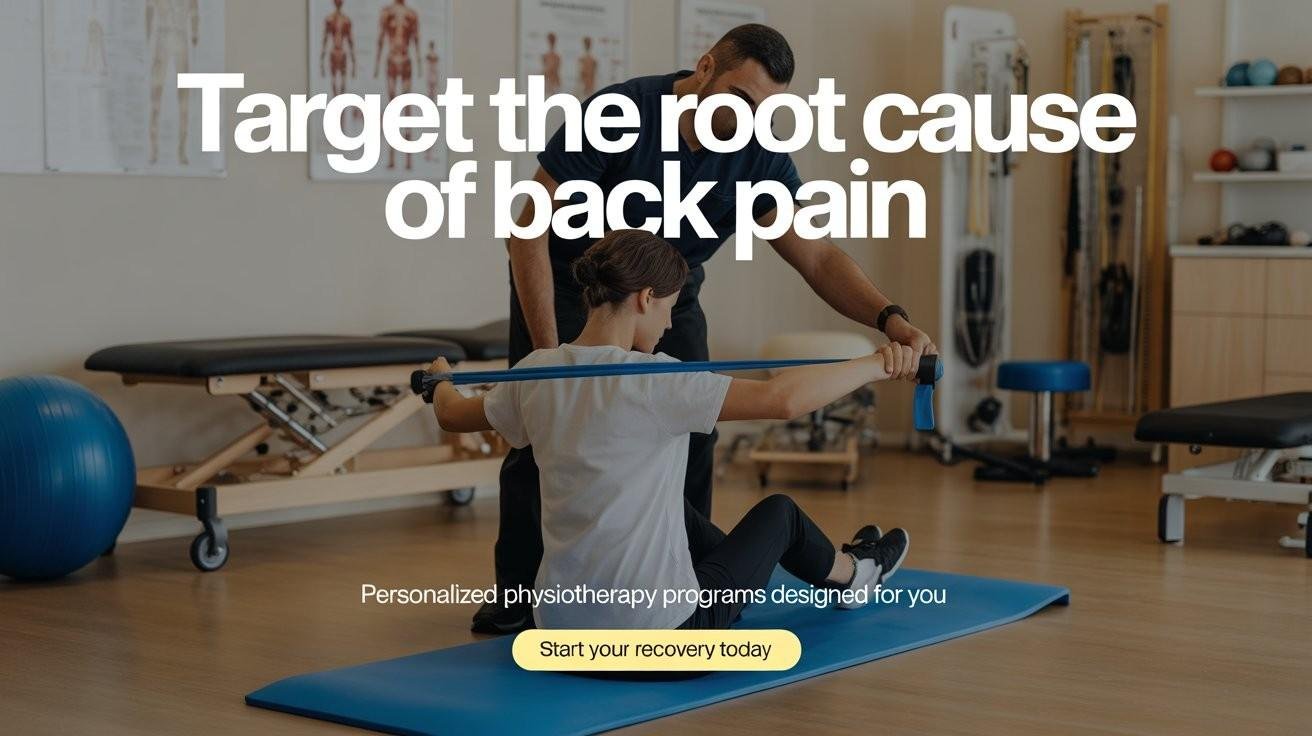 Physiotherapy for back pain