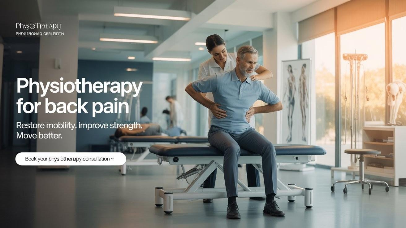 Physiotherapy for back pain