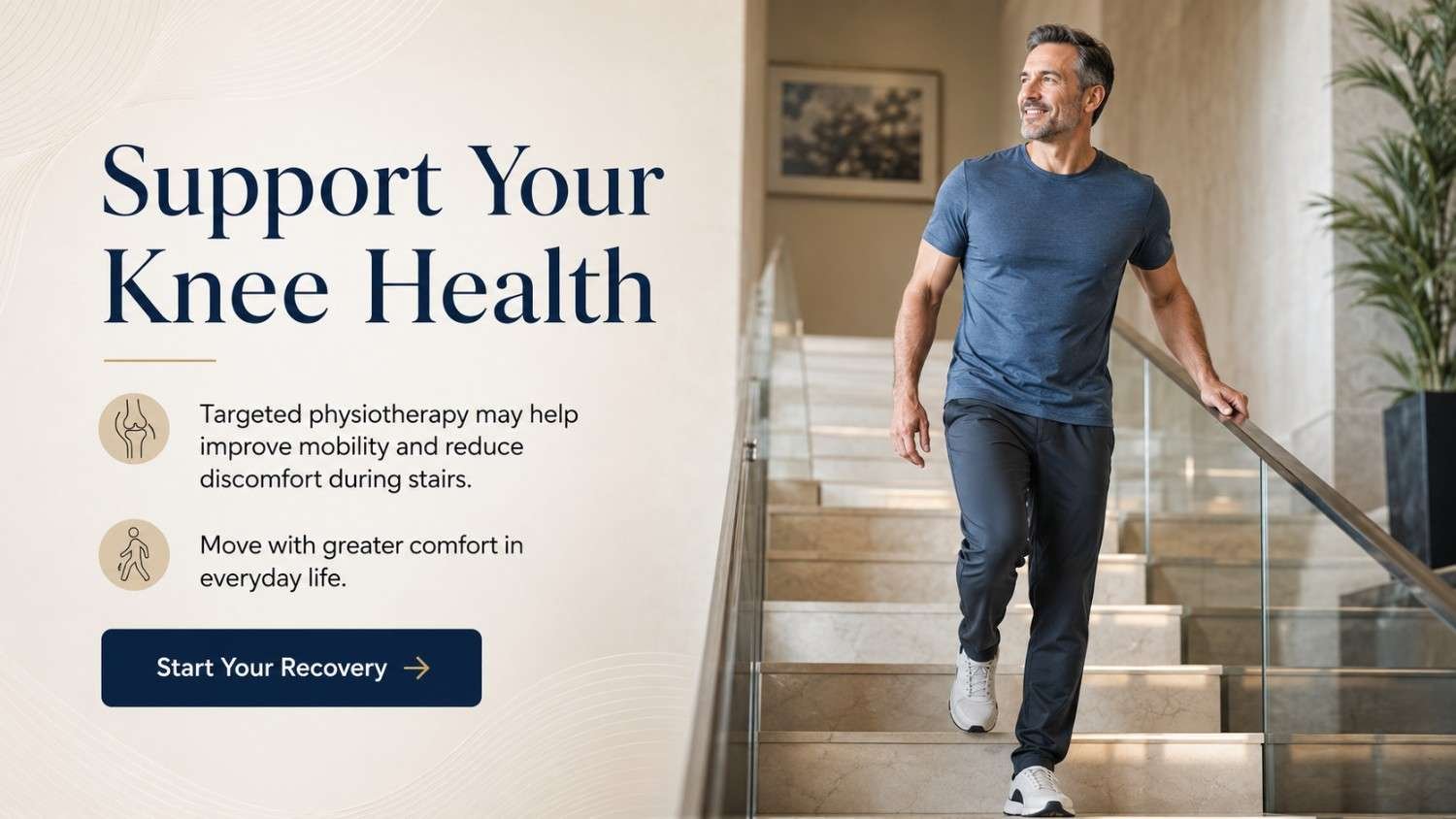 knee pain while climbing stairs