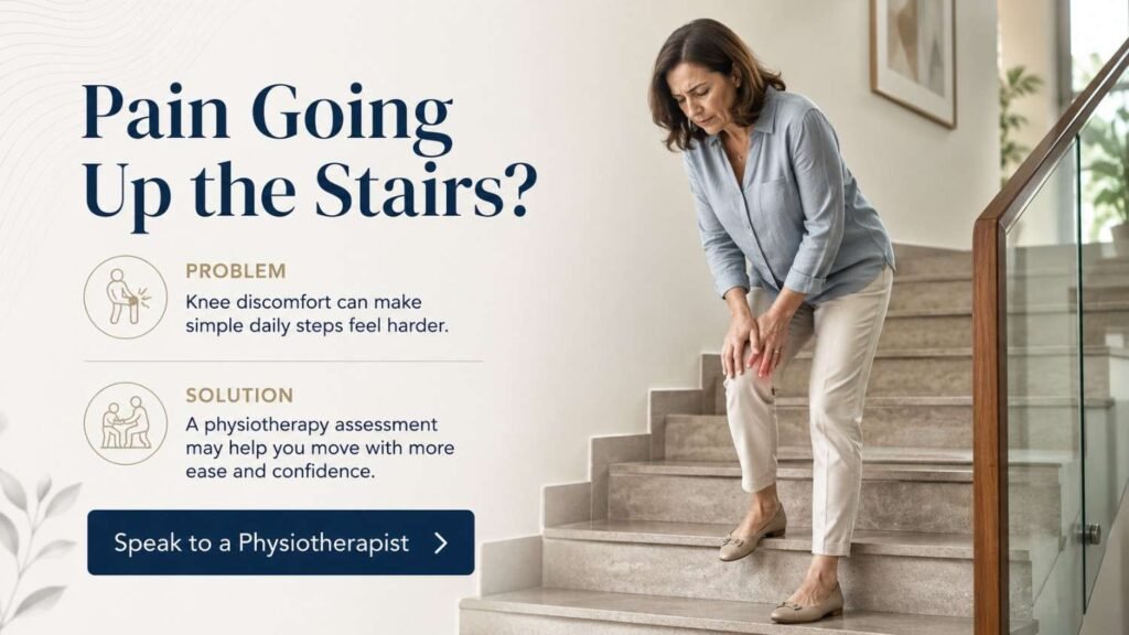knee pain while climbing stairs