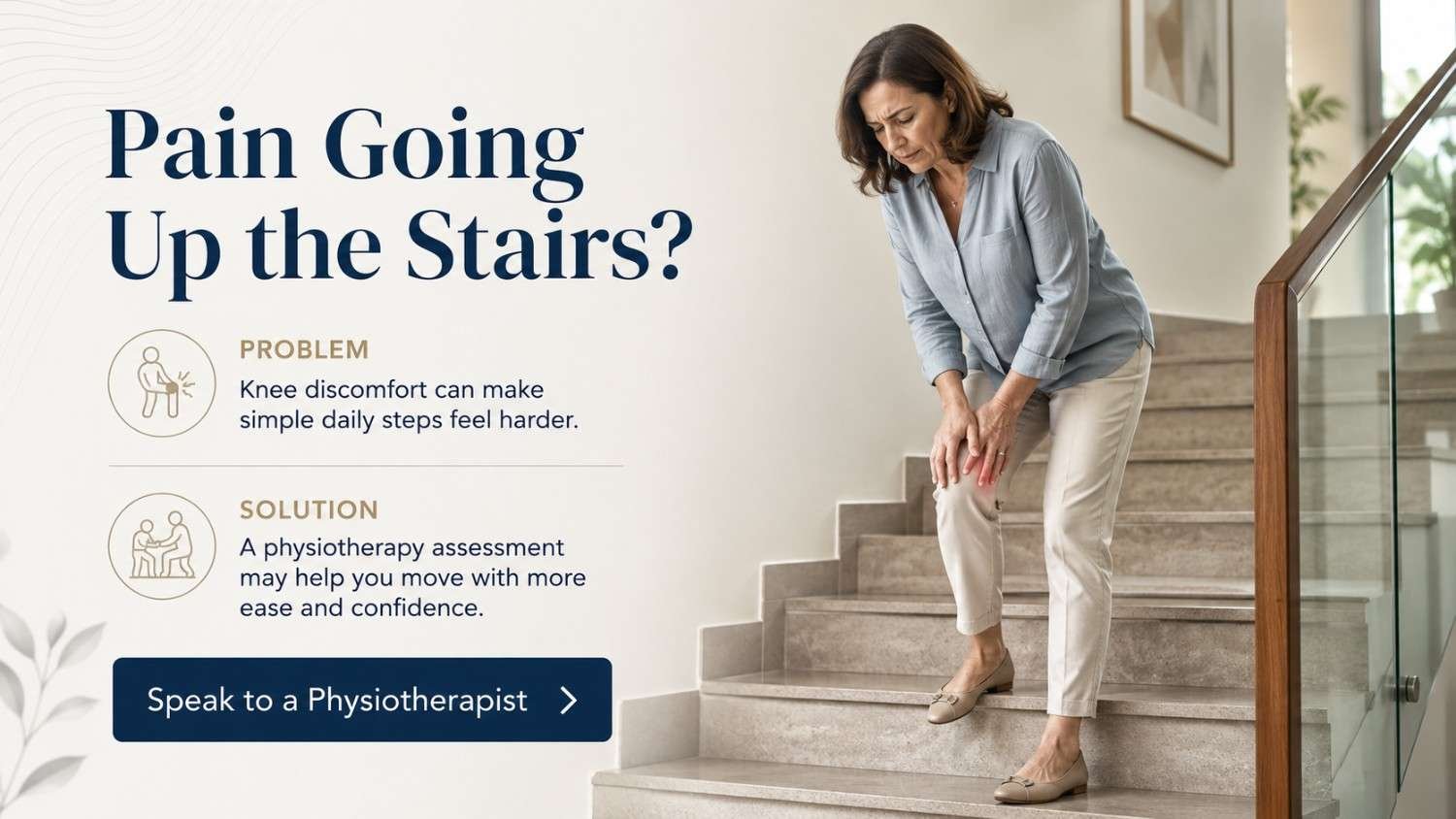 knee pain while climbing stairs