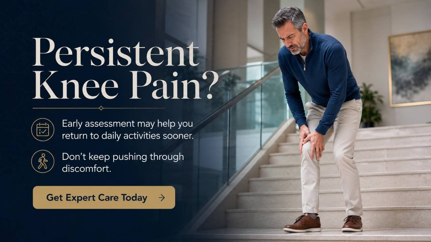 knee pain while climbing stairs