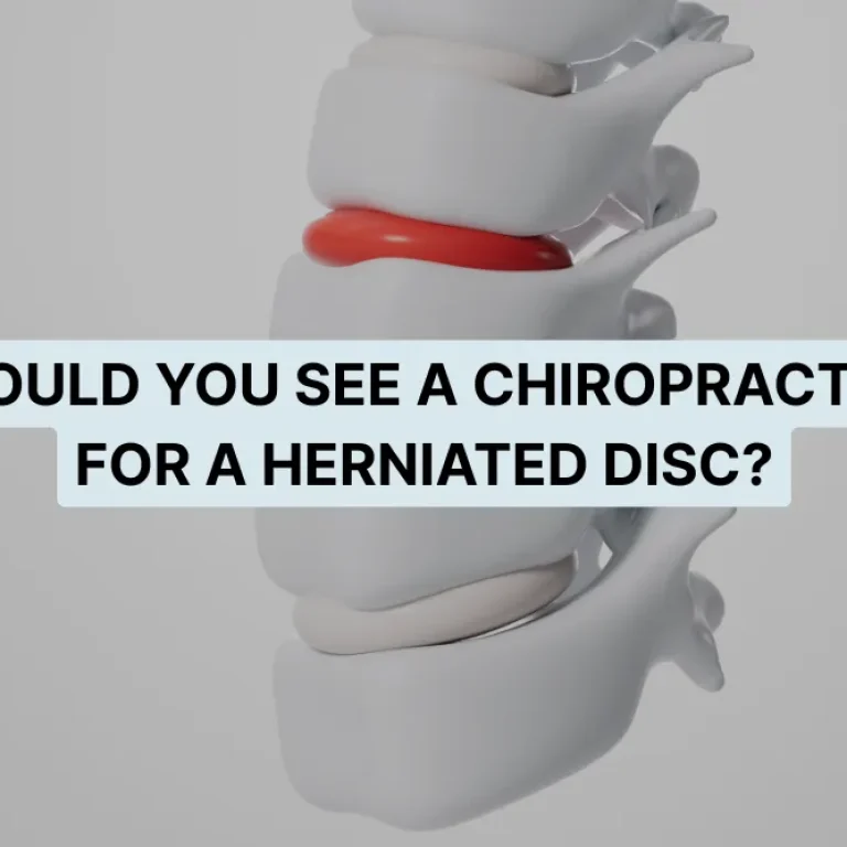 Should You See a Chiropractor for a Herniated Disc